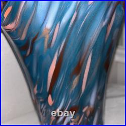 Extremely Rare MCM Mid Century Modern Murano Hand Blown Glass Vase SEE DESCRIP