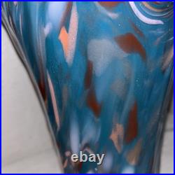 Extremely Rare MCM Mid Century Modern Murano Hand Blown Glass Vase SEE DESCRIP