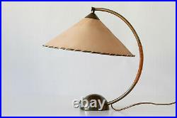 Extremely Rare MID CENTURY MODERN Brass TABLE LAMP by PITT MÜLLER, 1950s Germany