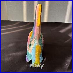 FLAVIA BITOSSI Italy Pottery Porcupin figurines. Rare Vintage, beautiful colors FLAVIA BITOSSI Italy Pottery Porcupin figurines. Rare Vintage, beautiful colors