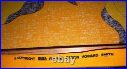 Fabulous Mid Century Modern Howard Smith Fabric Wall Hanging Birch Trees Finland