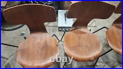 Fritz Hansen rare set of 10 #1164 Danish Chairs