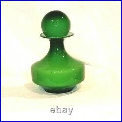 GULVVASE with Stopper by Otto Brauer for HOLMEGAARD 1965 RARE SHAPE and Color