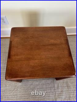 Gerald McCabe Mid-Century Modern Cube Side Table Rare Designer Vintage (1970s)