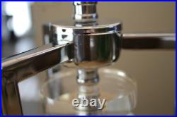 Gorgeous! Rare Lucite Atomic Art Deco Futuristic Table Lamp! MID Century MCM Vtg