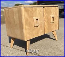 Heywood Wakefield M395 Record Cabinet Side Table Mid Century Modern MCM RARE
