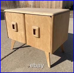 Heywood Wakefield M395 Record Cabinet Side Table Mid Century Modern MCM RARE