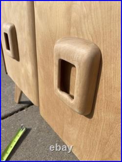 Heywood Wakefield M395 Record Cabinet Side Table Mid Century Modern MCM RARE