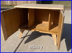 Heywood Wakefield M395 Record Cabinet Side Table Mid Century Modern MCM RARE