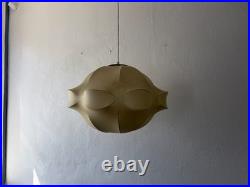 Huge Rare Cocoon Mid Century Modern Pendant Chandelier Flos Castiglioni Resin
