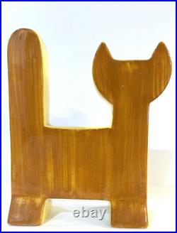 I. Magnin Mid Century Modern Cat Hand Painted Italy RARE-SCARCE MCM