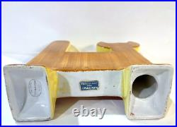 I. Magnin Mid Century Modern Cat Hand Painted Italy RARE-SCARCE MCM