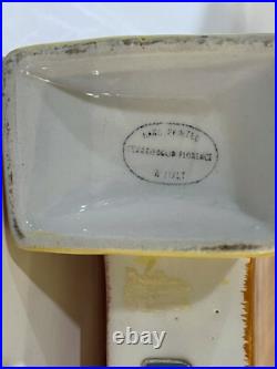 I. Magnin Mid Century Modern Cat Hand Painted Italy RARE-SCARCE MCM