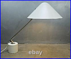 Iconic DANISH MODERN Swivel Desk Lamp JORGEN GAMMELGAARD Rare WHITE Mid Century