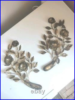 Imperial Metal Roses Art Work Mid Century Modern Design Vintage Rare Imperial Metal Roses Art Work Mid Century Modern Design Vintage Rare