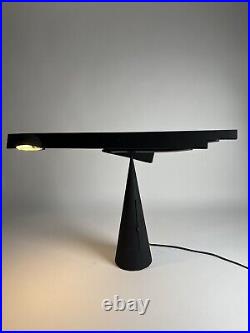 Italiana Luce Tabla Table Lamp Mario Barbaglia Marco Colombo Italy Rare Vintage