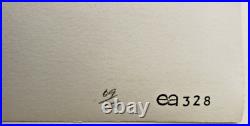 JIM DINE Rare 66 TOOL BOX Collage PENCIL SIGNED 69/150 Mid-Century Mod POP ART