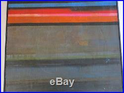 Jan Hillcourt Painting MID Century Modern Abstract Expressionism California Rare