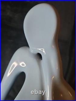 Jaru Pottery MCM 1986 RARE BLUE WOMAN Sculpture Jaru Pottery Vtg. 17 Damage