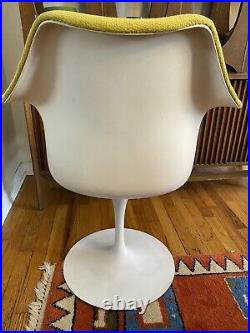 Knoll Mid Century Modern Vintage Saarinen Tulip Chair MCM Rare Yellow