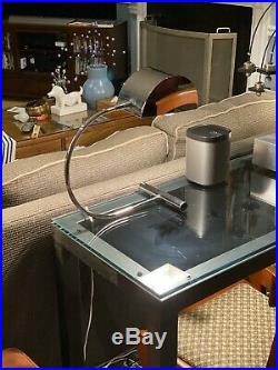 Koch & Lowy Chrome MID Century Modern Table Lamp / Desk Lamp Pair. Rare