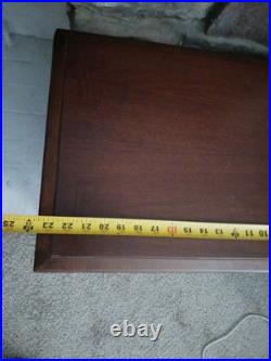 LOCAL PICKUP Rare mid century modern stereo speaker end table antique furniture