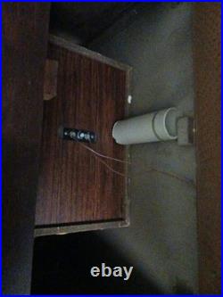 LOCAL PICKUP Rare mid century modern stereo speaker end table antique furniture