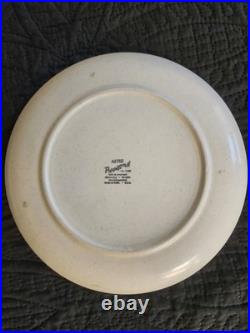 LOT 4 Rare Vintage METLOX POPPYTRAIL Aztec Atomic MCM Dinner Plates 10.25 CA