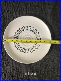LOT 4 Rare Vintage METLOX POPPYTRAIL Aztec Atomic MCM Dinner Plates 10.25 CA