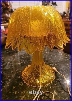 Lamp 1960s Plastic Retro Electric Mushroom Flower Power Cool RARE 14