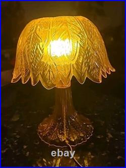 Lamp 1960s Plastic Retro Electric Mushroom Flower Power Cool RARE 14