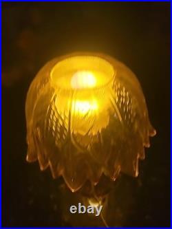 Lamp 1960s Plastic Retro Electric Mushroom Flower Power Cool RARE 14