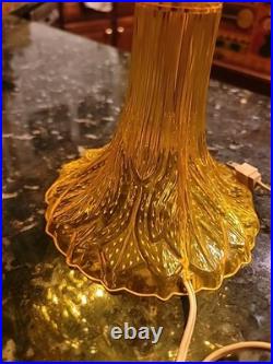 Lamp 1960s Plastic Retro Electric Mushroom Flower Power Cool RARE 14