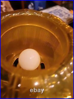 Lamp 1960s Plastic Retro Electric Mushroom Flower Power Cool RARE 14
