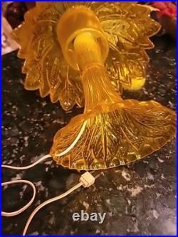 Lamp 1960s Plastic Retro Electric Mushroom Flower Power Cool RARE 14