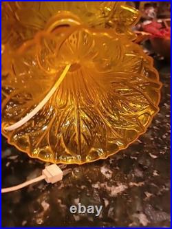 Lamp 1960s Plastic Retro Electric Mushroom Flower Power Cool RARE 14