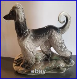 Lane & Company Lamp Rare 1958 Mid Century Modern Afghan Dog Van Nuys California