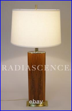 Large Laurel Rare Rosewood Brass Atomic Modern Table Lamp 1960 Eames Lounger 670 Large Laurel Rare Rosewood Brass Atomic Modern Table Lamp 1960 Eames Lounger 670