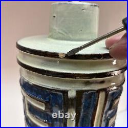 Large MCM VTG BITOSSI /CIN Style For RAYMOR Italian Pottery Table lamp 60s. RARE Large MCM VTG BITOSSI /CIN Style For RAYMOR Italian Pottery Table lamp 60s. RARE