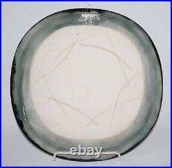 Large, Rare Mid Century Modern GOFER ISRAEL Art Pottery Ceramic Plaque. Judaica