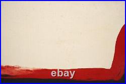 Large Rare Murray Reich Acrylic Oil Painting 1968 Mid Century Modern 22H x 81W
