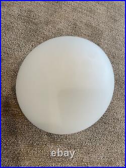 Laurel Lightolier Glass Egg Lamp RARE Vtg MCM Atomic Orb table Desk Modernist