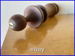 Laurids lonborg Rare 11 Pepper Mill Turned Wood Teak MID CENTURY Danish Modern