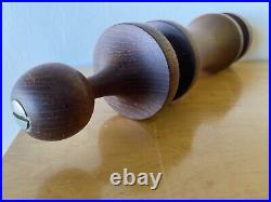 Laurids lonborg Rare 11 Pepper Mill Turned Wood Teak MID CENTURY Danish Modern