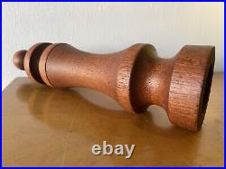 Laurids lonborg Rare 11 Pepper Mill Turned Wood Teak MID CENTURY Danish Modern