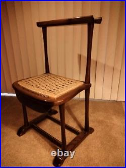 Legendary SPQR Italian Mid-Century Modern Butler Valet Chair EXC RARE SIZE MODEL