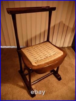 Legendary SPQR Italian Mid-Century Modern Butler Valet Chair EXC RARE SIZE MODEL