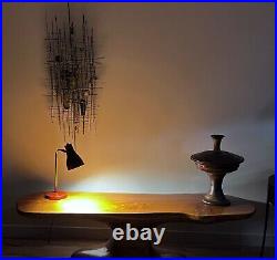 Lightolier Thurston Case Study Cone Table Desk Lamp Brass Rare Vtg Mcm Atomic