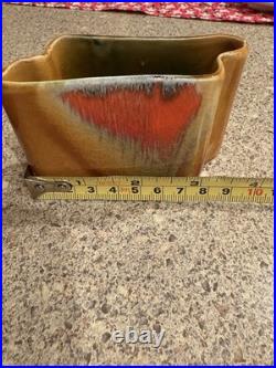 Lou Hoenig Mid Century Modern Ceramic Art Pottery Ashtray Trinket Set Rare As Is