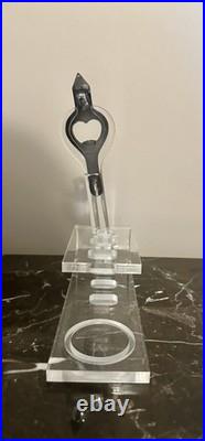 Lucite Silite Vintage-Mid Century Modern 8 Piece Rare Bar Set